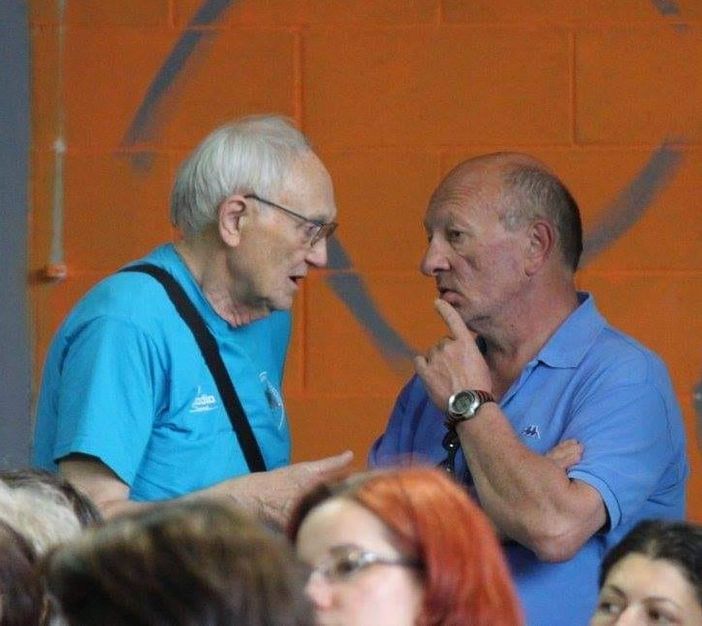 Da sinistra Giovanni Libanore con Gian Piero Clement