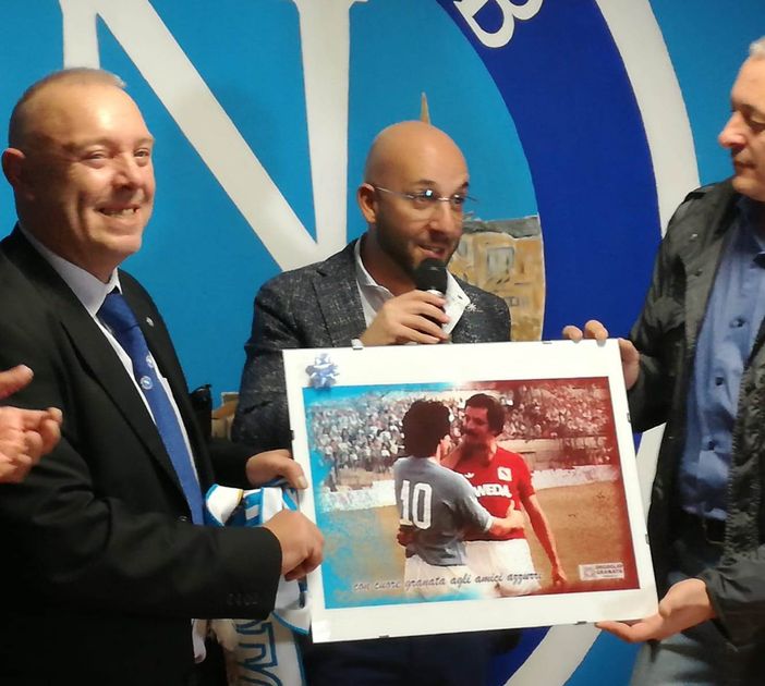 L'ospite d'onore Giovanni Francini al centro L'ospite d'onore Giovanni Francini al centro