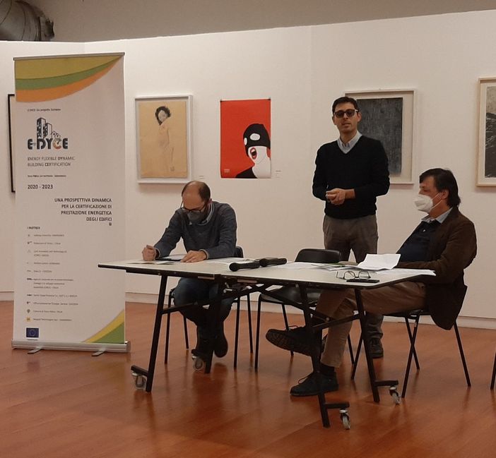 Da sinistra Chiesa, Cogno e Borgarello