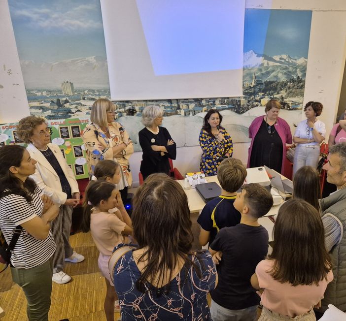 L'inaugurazione della mostra