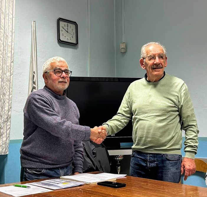 Il passaggio di consegne tra Giuseppe Galfione e Giancarlo Brazzelli Il passaggio di consegne tra Giuseppe Galfione e Giancarlo Brazzelli