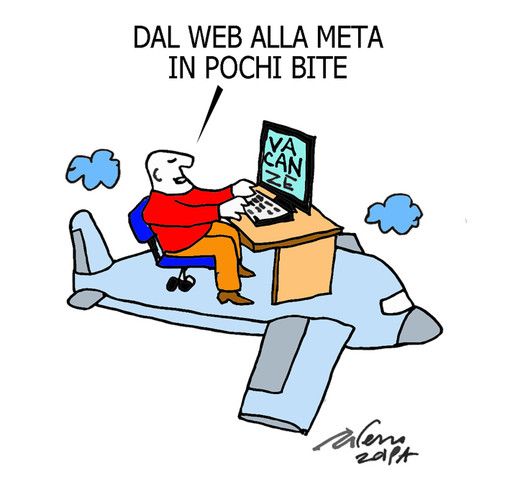 Continua a crescere il numero di chi prenota le vacanze sul web Continua a crescere il numero di chi prenota le vacanze sul web