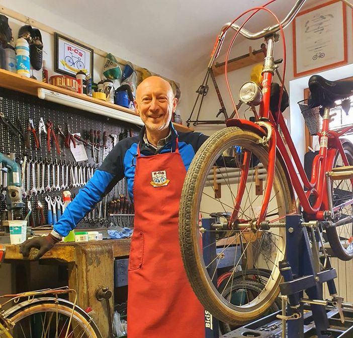 Gianni Fina, presidente di "Ri-Ciclistica Settimese"