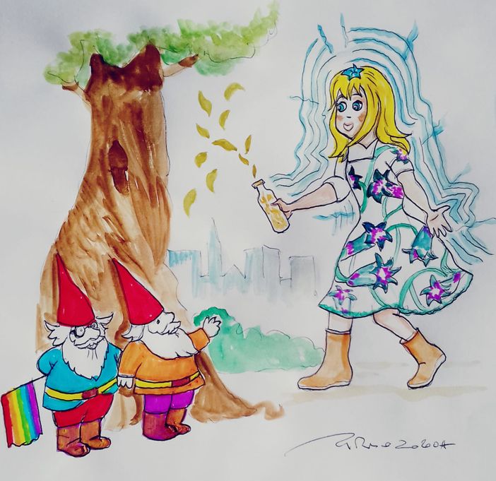 #FavoleaCasa – Fata Zucchina legge e commenta "La festa di Valentino" di M.R. Fortini