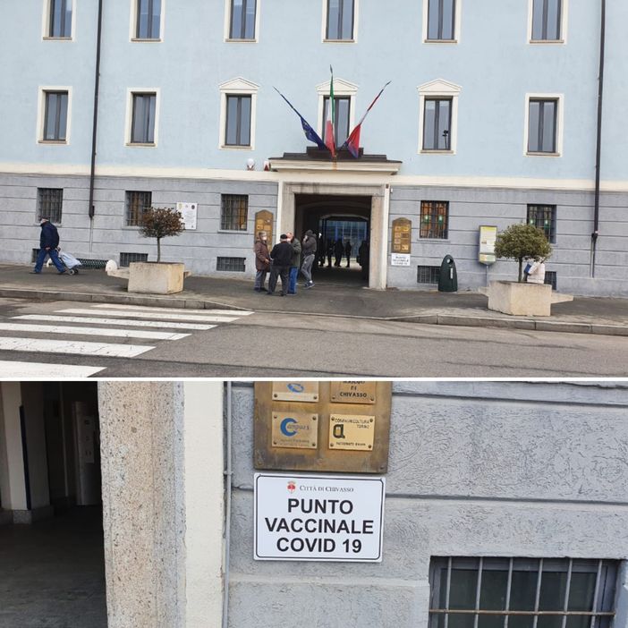 Caos a Chivasso nella prima giornata della campagna vaccinale Caos a Chivasso nella prima giornata della campagna vaccinale