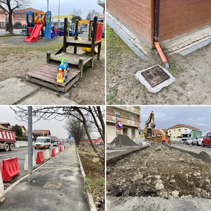 Un marciapiede più grande e giochi sicuri per il Comune di Settimo Torinese