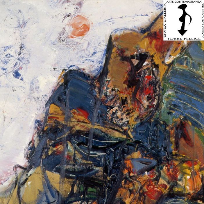 Un particolare di &quot;Passaggio alla Sea&quot; di Gigliola Carretti, un olio su tela del 1964