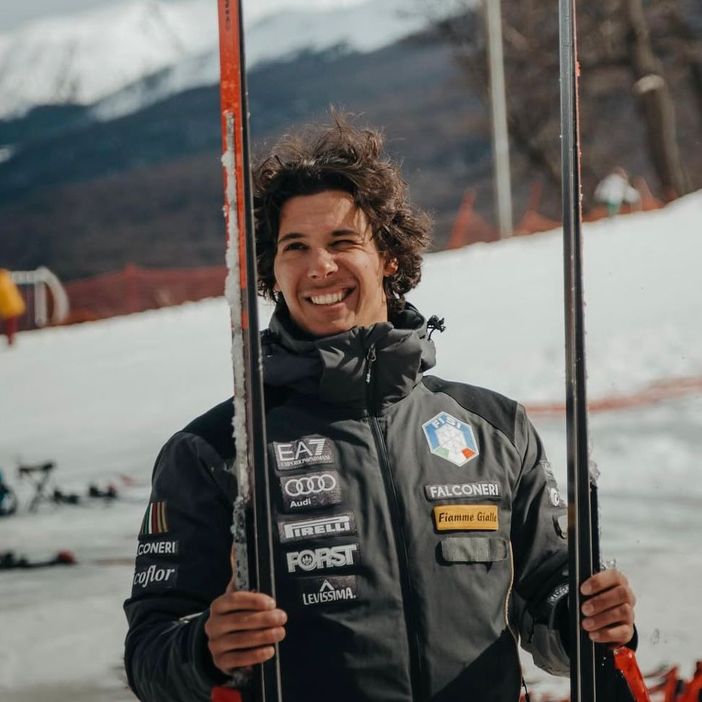 Lo sciatore Matteo Franzoso