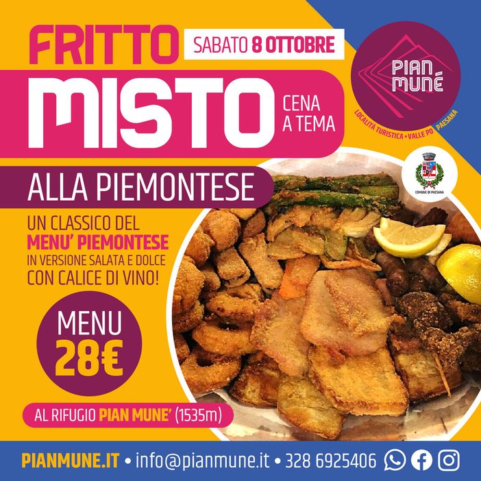Fritto misto alla piemontese a Pian Munè di Paesana