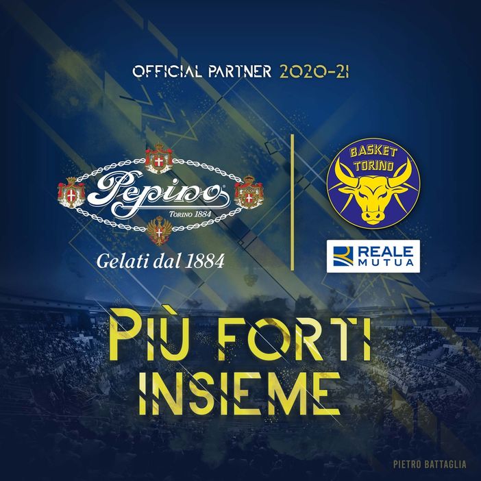 Un "dolce" rinnovo per Basket Torino e Gelati Pepino 1884