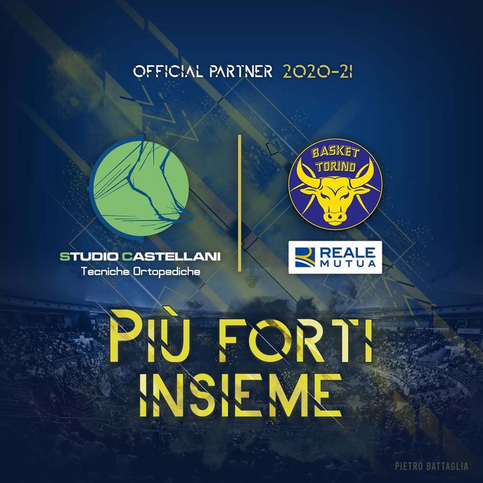 Studio Castellani e Reale Mutua Basket Torino ancora insieme