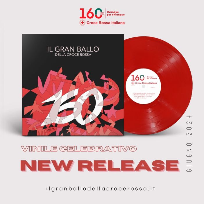 Ugo Nespolo presenta il vinile “Il Gran Ballo della Croce Rossa Italiana”