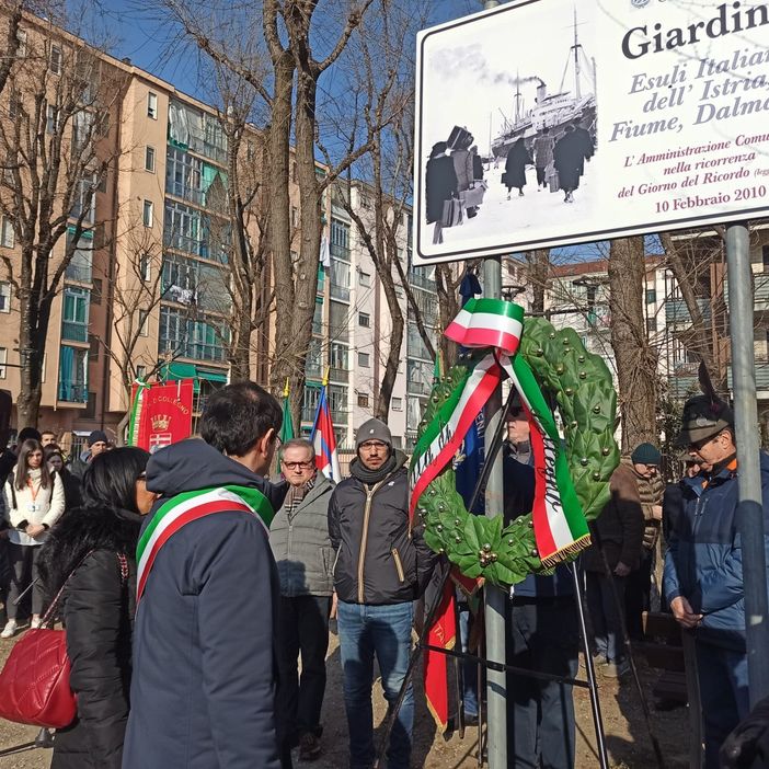 Collegno commemora l'esodo e le foibe