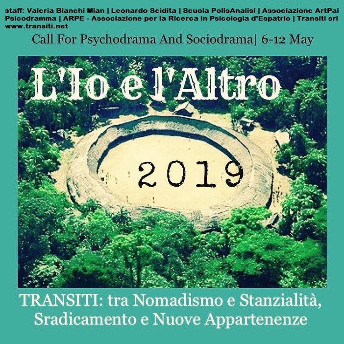 Migrazioni e psicodramma: sbarca a Torino la seconda edizione di “L'Io e l'Altro” Migrazioni e psicodramma: sbarca a Torino la seconda edizione di “L'Io e l'Altro”