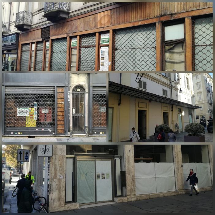 Via Garibaldi abbiamo un problema: nel salotto di Torino la via Crucis delle serrande abbassate [FOTO]