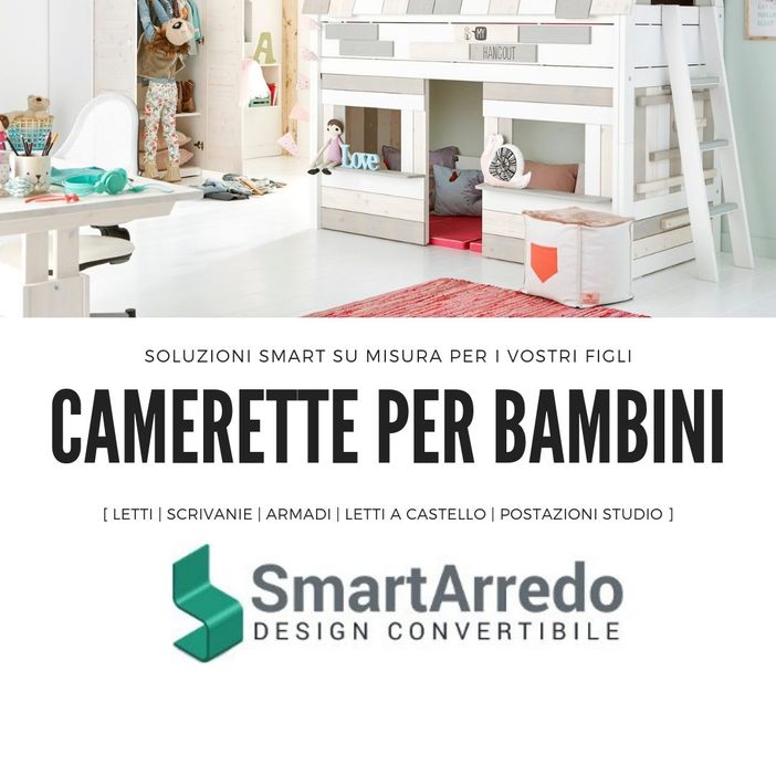 Come creare uno spazio a misura dei propri figli con le camerette per bambini Smart Arredo
