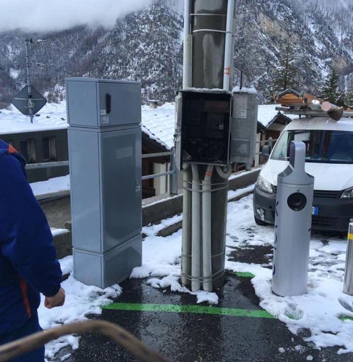 Guasto distributore Enel a Usseaux capoluogo