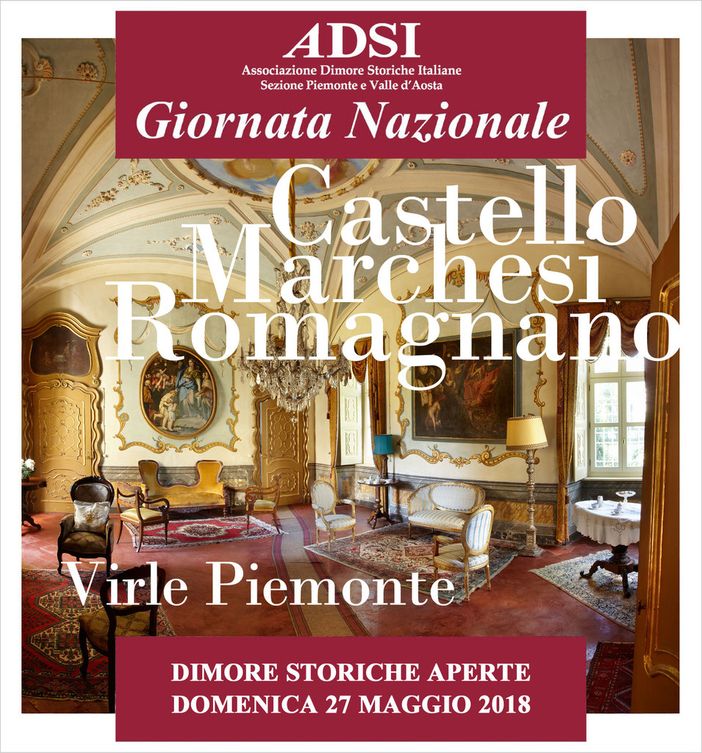 Domenica 27 maggio visite guidate gratuite al castello di Virle