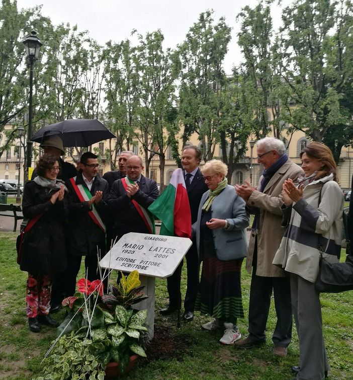 La città di Torino intitola un giardino a Mario Lattes