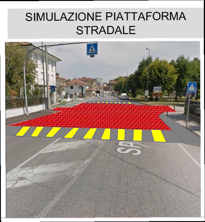 Il centro abitato di Andezeno più sicuro con la piattaforma rialzata Il centro abitato di Andezeno più sicuro con la piattaforma rialzata
