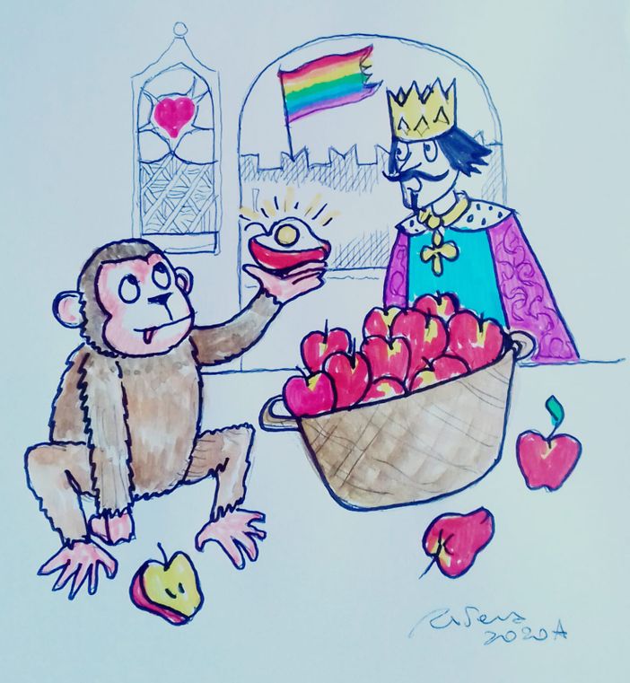 #FavoleaCasa di oggi propone “Le mele”, la favola sulla capacità di riconoscere e gioire delle piccole cose, letta e commentata da Fata Zucchina