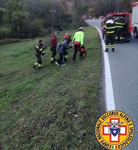 Valgioie, donna dispersa portata in salvo dai Vigili del Fuoco e dal Soccorso Alpino