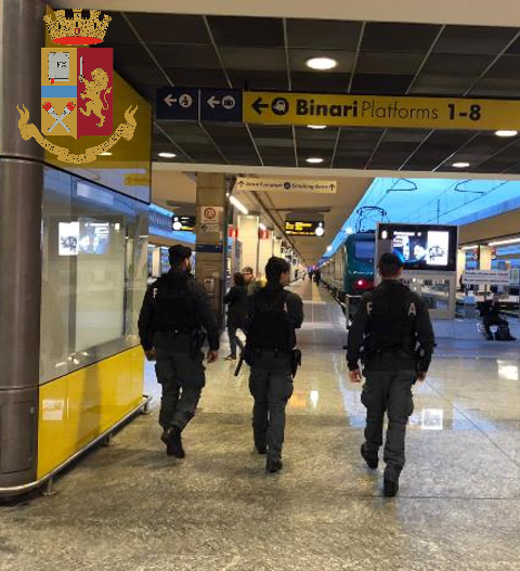 Porta Nuova, la Polizia ferma due ladri in stazione