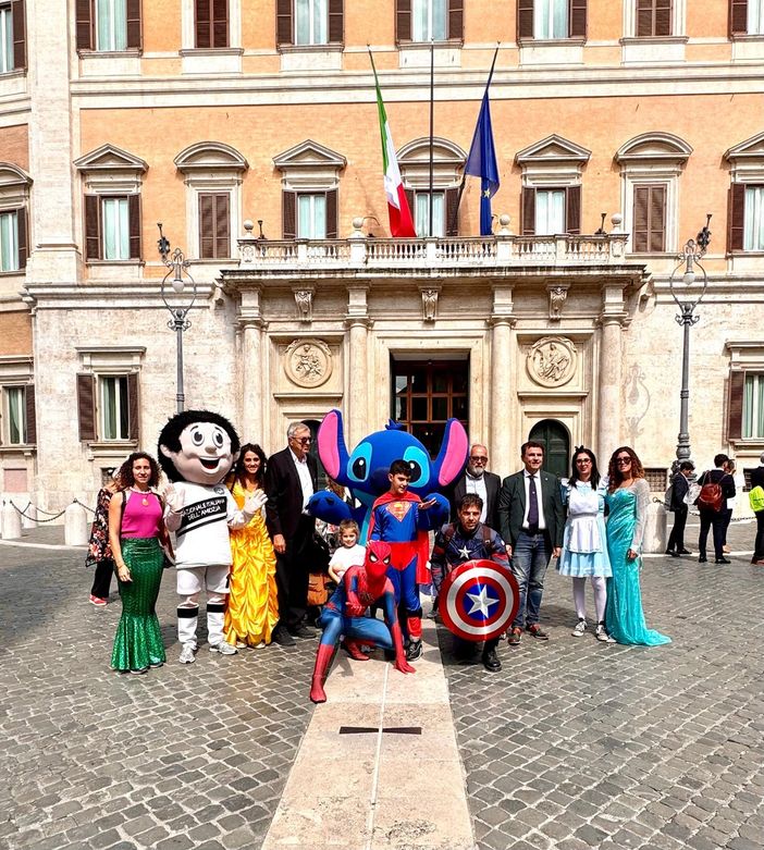 Principesse e supereroi portano a Roma la loro missione per i piccoli pazienti