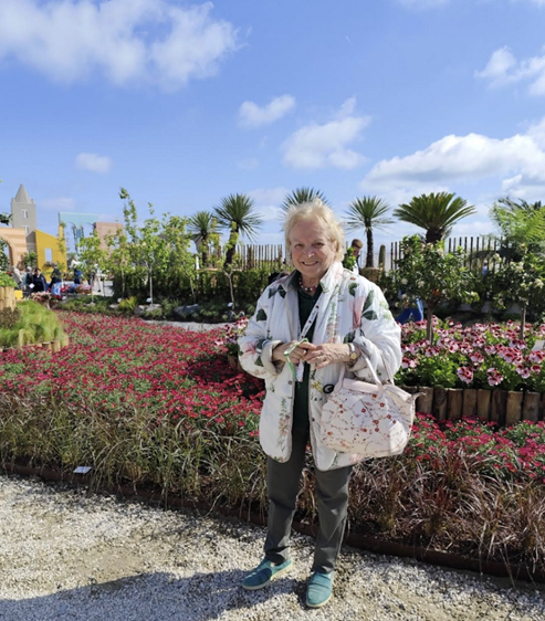  Consolata Pralormo, creatrice di Messer Tulipano, nella giuria internazionale di Euroflora