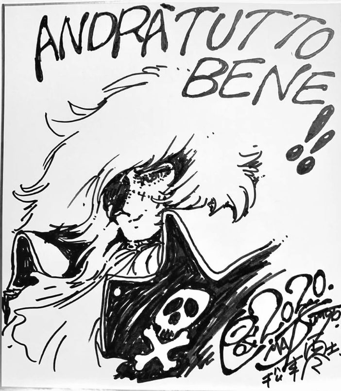 Dal papà di Capitan Harlock un disegno per aiutare le Molinette Dal papà di Capitan Harlock un disegno per aiutare le Molinette