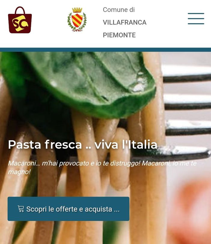 E-commerce Villafranca Piemonte comunità
