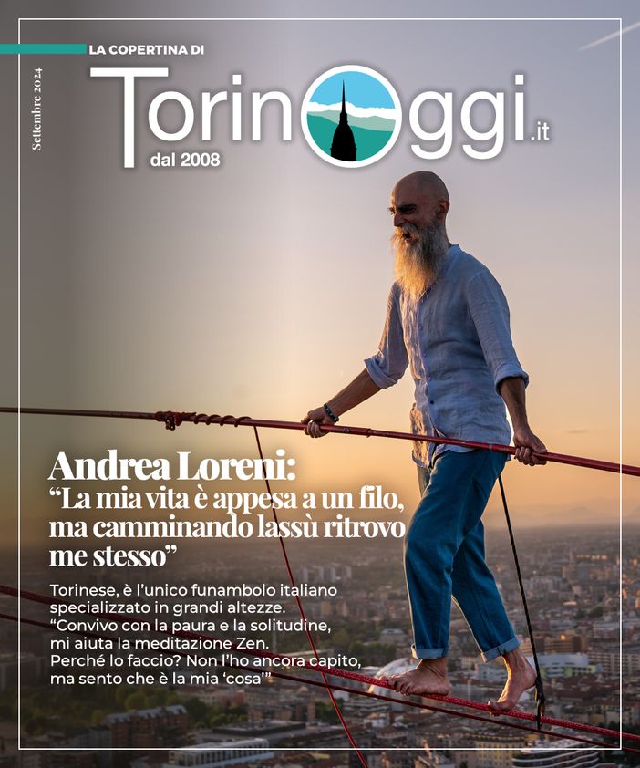 Andrea Loreni: "La mia vita è appesa a un filo, ma camminando lassù io ritrovo me stesso" Andrea Loreni: "La mia vita è appesa a un filo, ma camminando lassù io ritrovo me stesso"