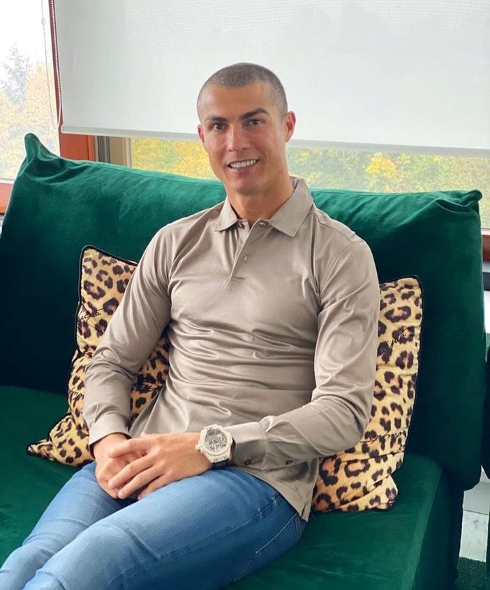 immagine tratta dalla pagina instagram di Cristiano Ronaldo immagine tratta dalla pagina instagram di Cristiano Ronaldo