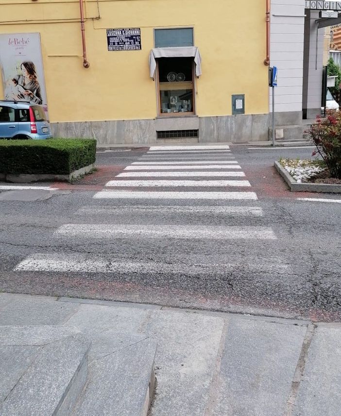 Attraversamento pedonale Luserna San Giovanni
