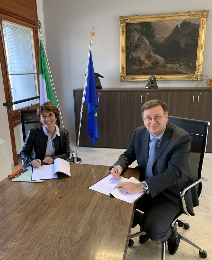 Tecla Riverso, dirigente Ambito Territoriale di Torino dell’USR per il Piemonte e Alessio Toneguzzo,