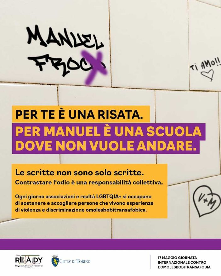 Il manifesto per la giornata del 17 maggio