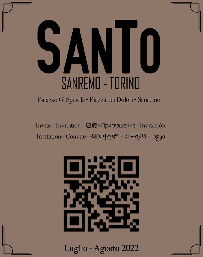 Con "San-To" Sanremo, La Pigna e Borgo Campidoglio si uniscono per una collettiva di arte contemporanea Con "San-To" Sanremo, La Pigna e Borgo Campidoglio si uniscono per una collettiva di arte contemporanea