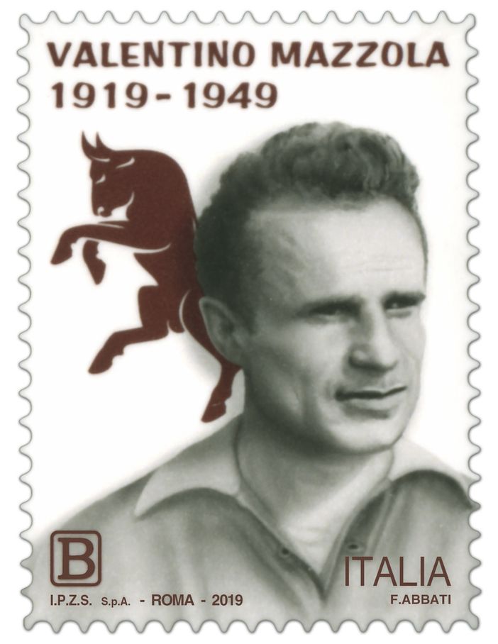 Un francobollo per i cento anni dalla nascita di Valentino Mazzola