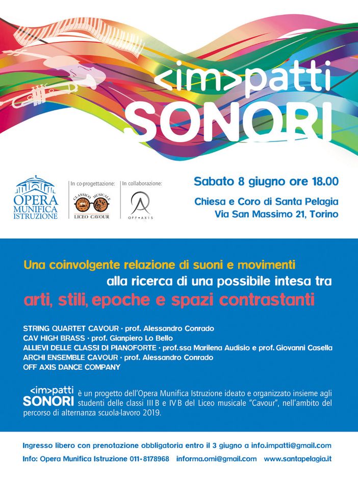 (Im)patti sonori, concerto con le formazioni musicali del Liceo Cavour