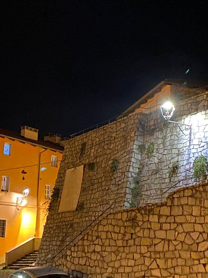 Centro storico medievale Pinerolo nuove luci led novembre 2020