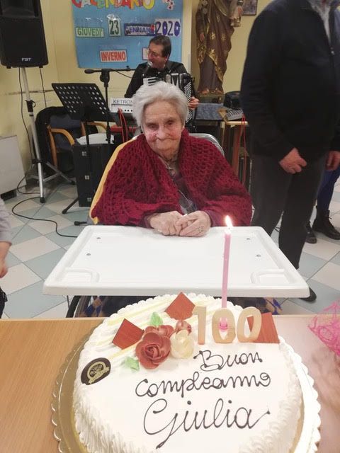 I cent’anni della pragelatese Giulia Laurina Bermond e gli auguri del Comune