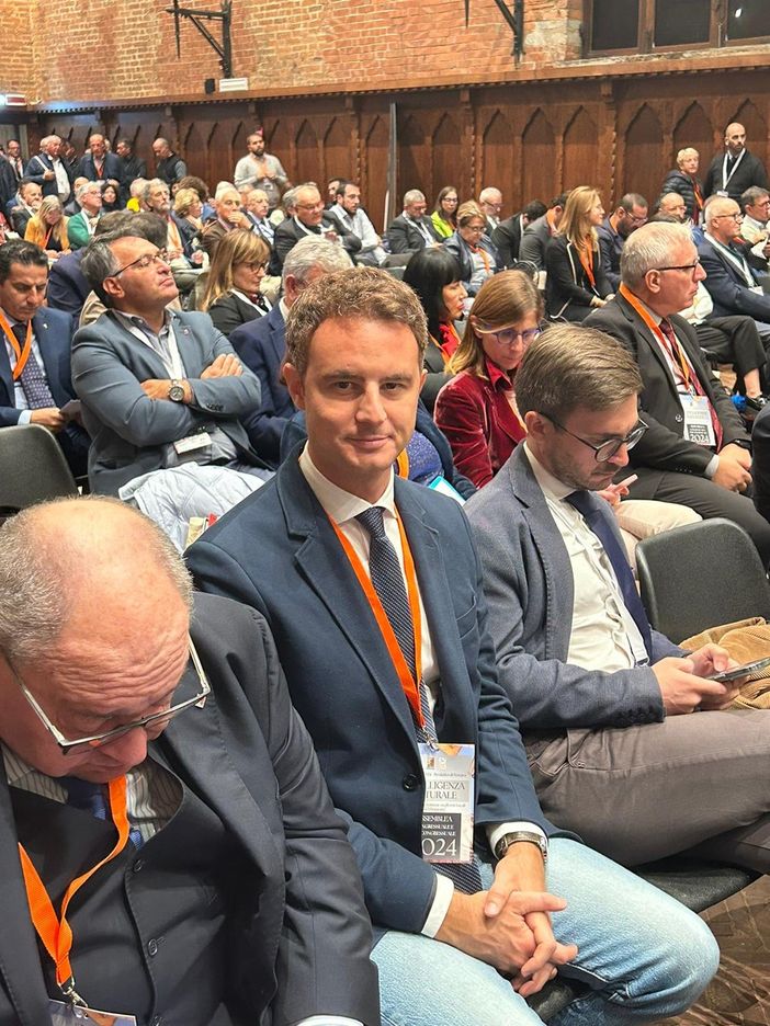 Il capogruppo dei Moderati, Simone Fissolo Il capogruppo dei Moderati, Simone Fissolo