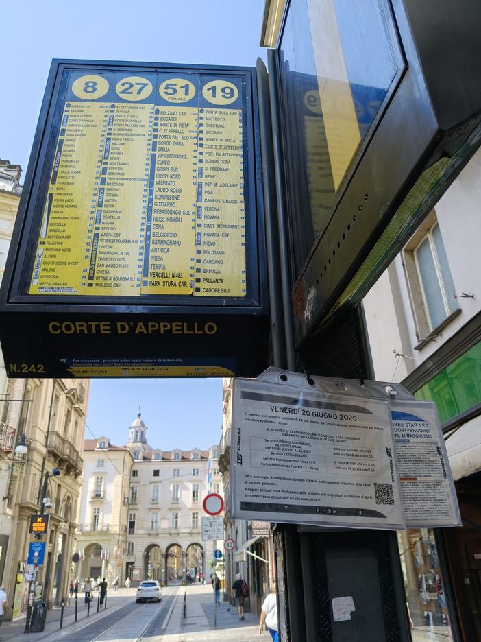 Venerdì nero per i trasporti: bus in sciopero per 24 ore: cosa succede a Torino