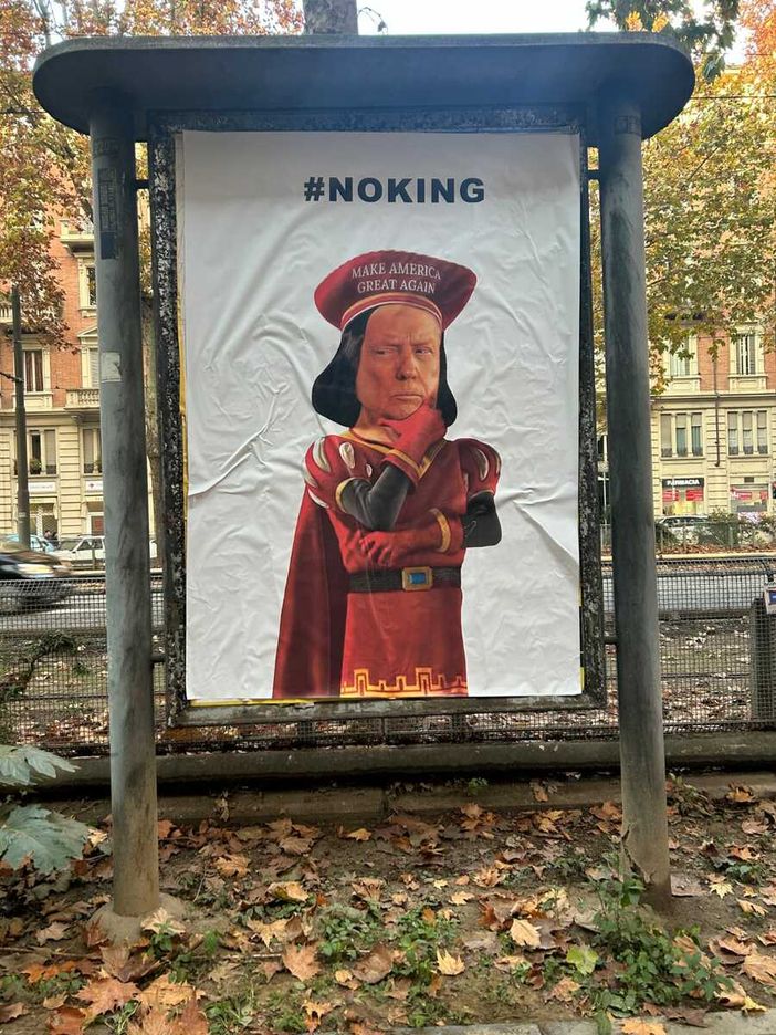 La nuova opera di Andrea Villa, dedicata a Donald Trump