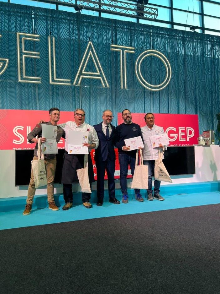 Gelati, Alberto Marchetti vince il premio Innovazione e conferma i &quot;Tre Coni&quot; del Gambero Rosso