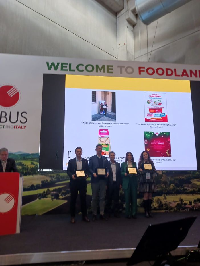 Inalpi premiata per l’innovazione di prodotto e l’iniziativa charity con Unhcr Inalpi premiata per l’innovazione di prodotto e l’iniziativa charity con Unhcr