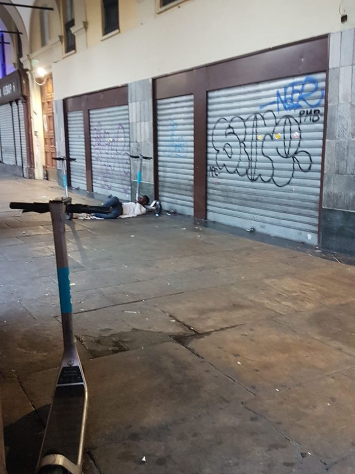 Degrado tra via Nizza e porta nuova