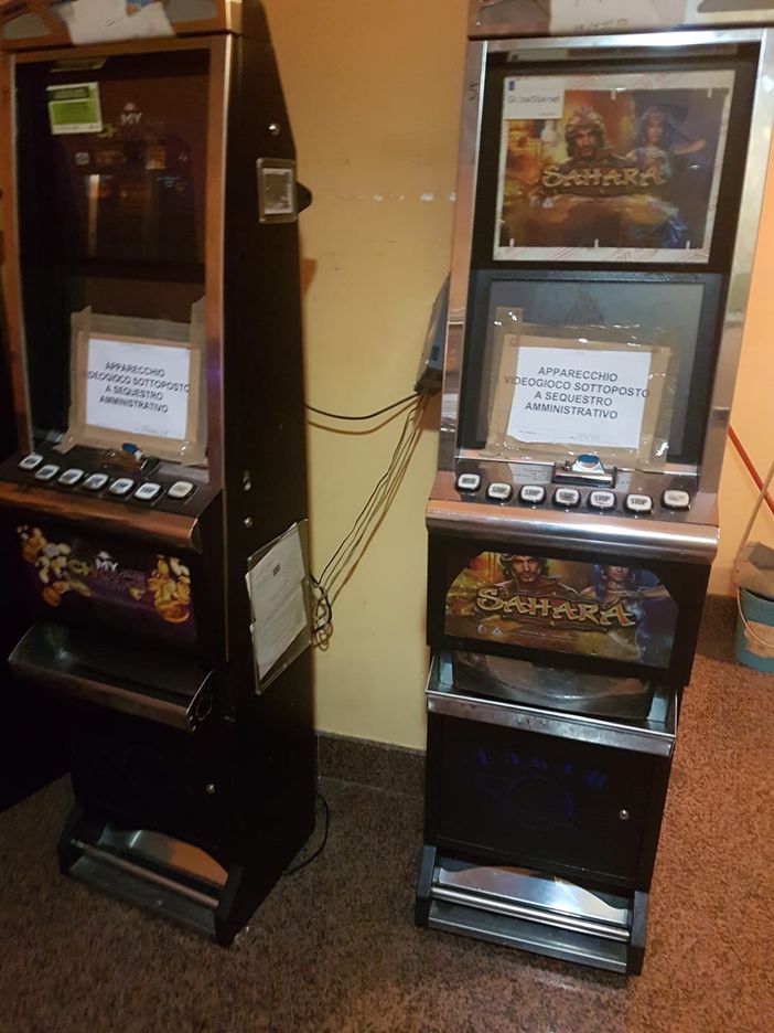Polizia municipale, sequestrate 4 slot machine