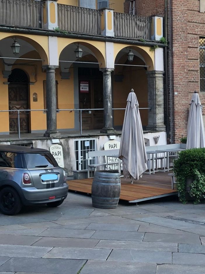 Il Comune di Moncalieri tende la mano ai ristoratori: niente Tosap e via libera all'ampliamento dei dehors