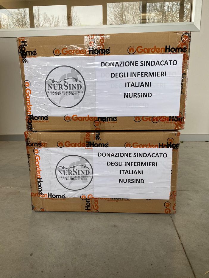 Nursind dona tute e occhiali protettivi da destinare agli infermieri del 118